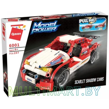 Конструктор Qman Model Power 6001 Scarlet Shadow Canis (257 деталей)